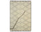 8x11 Moroccan Beige Hand Woven Wool Area Rug